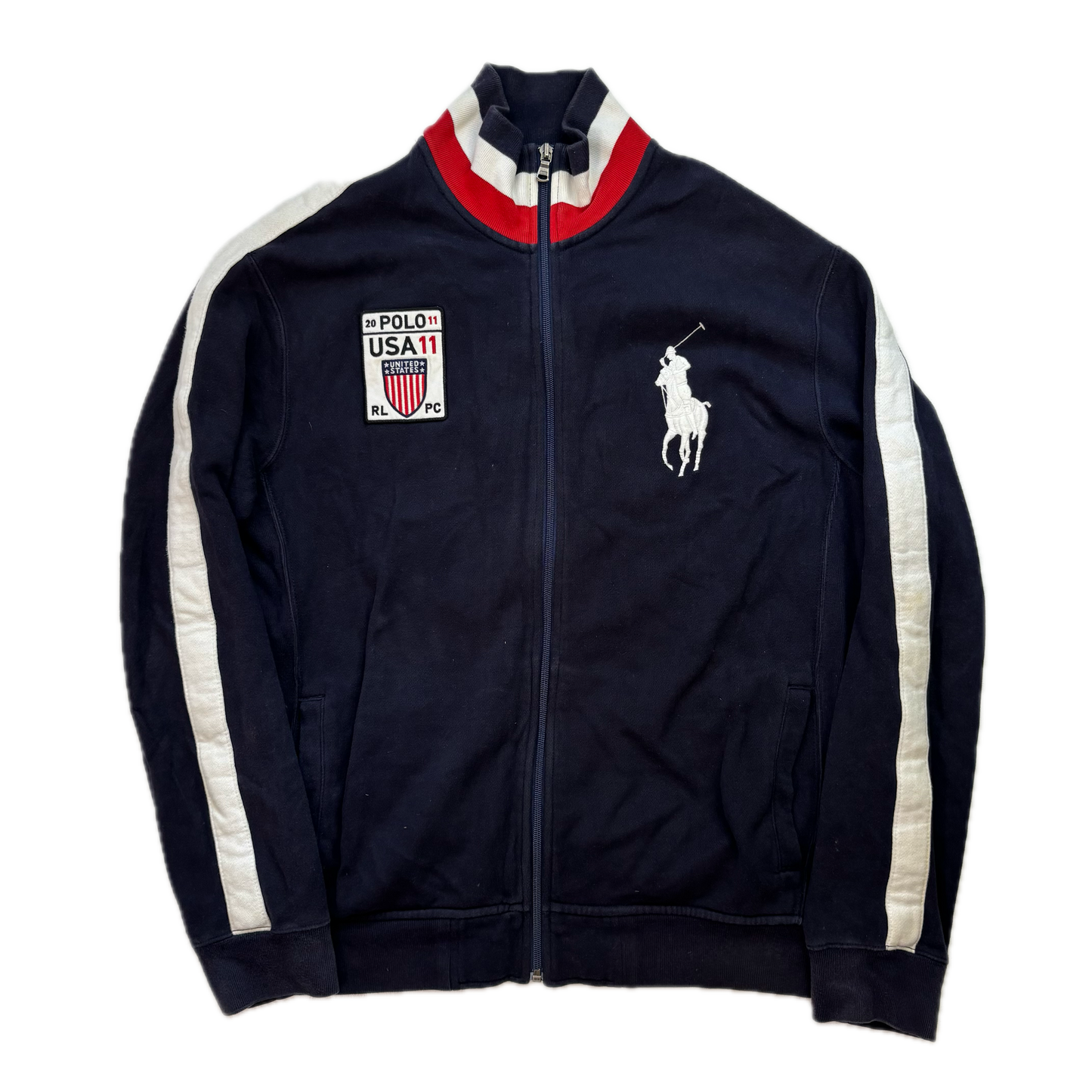 Polo Ralph Lauren USA Big Pony Navy 2011 Track Jacket - L