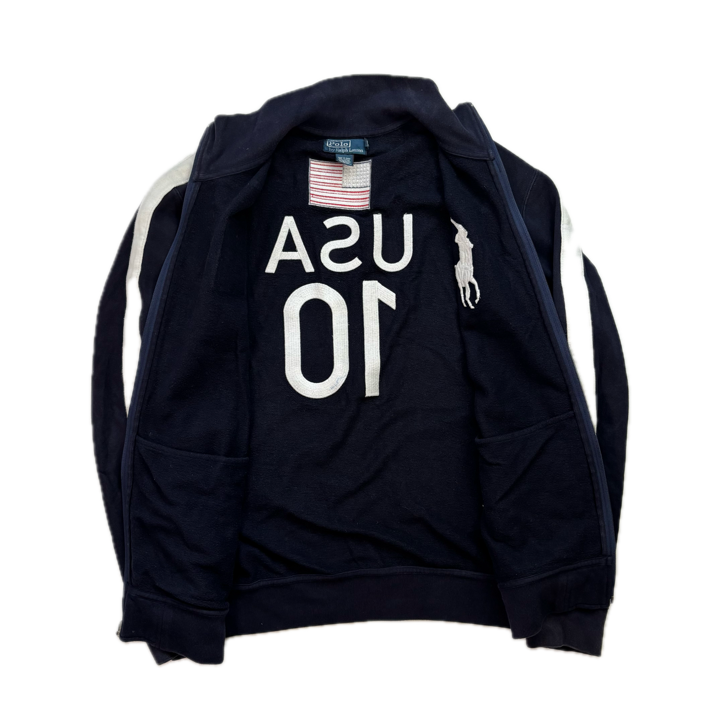 Polo Ralph Lauren USA Big Pony Navy 2011 Track Jacket - L