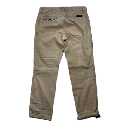 Polo Ralph Lauren Patchwork Distressed Beige Chinos - 33x34