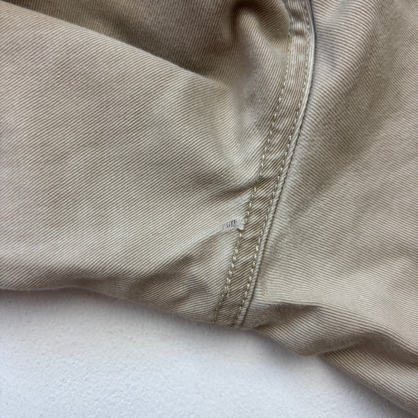 Polo Ralph Lauren Patchwork Distressed Beige Chinos - 33x34
