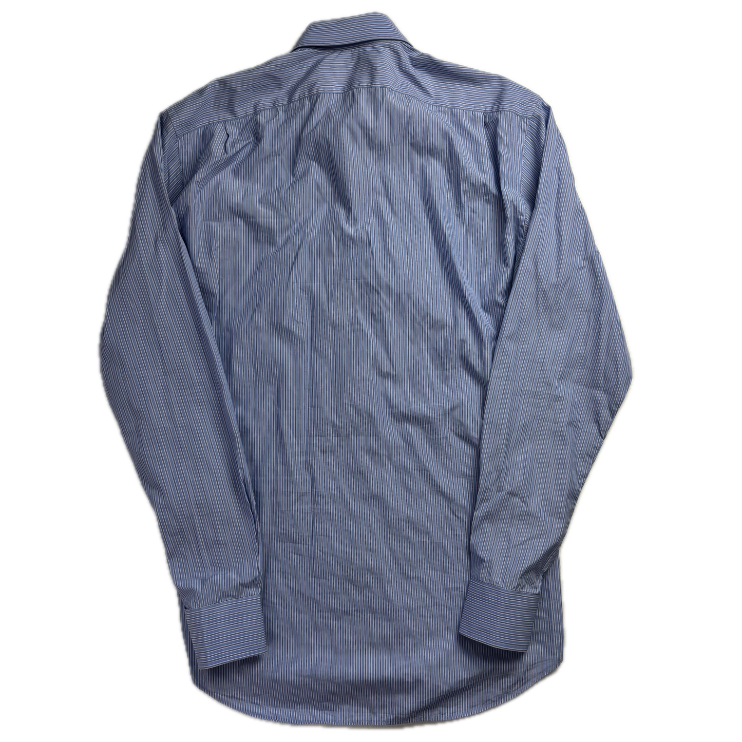Ralph Lauren Black Label Sloane Blue Striped Formal Shirt - 15.5