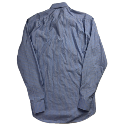 Ralph Lauren Black Label Sloane Blue Striped Formal Shirt - 15.5