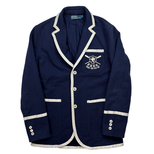 Polo Ralph Lauren Navy Rowing Crest Sports Jacket Blazer - S