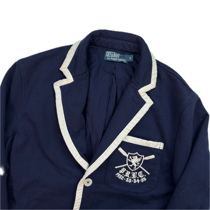 Polo Ralph Lauren Navy Rowing Crest Sports Jacket Blazer - S