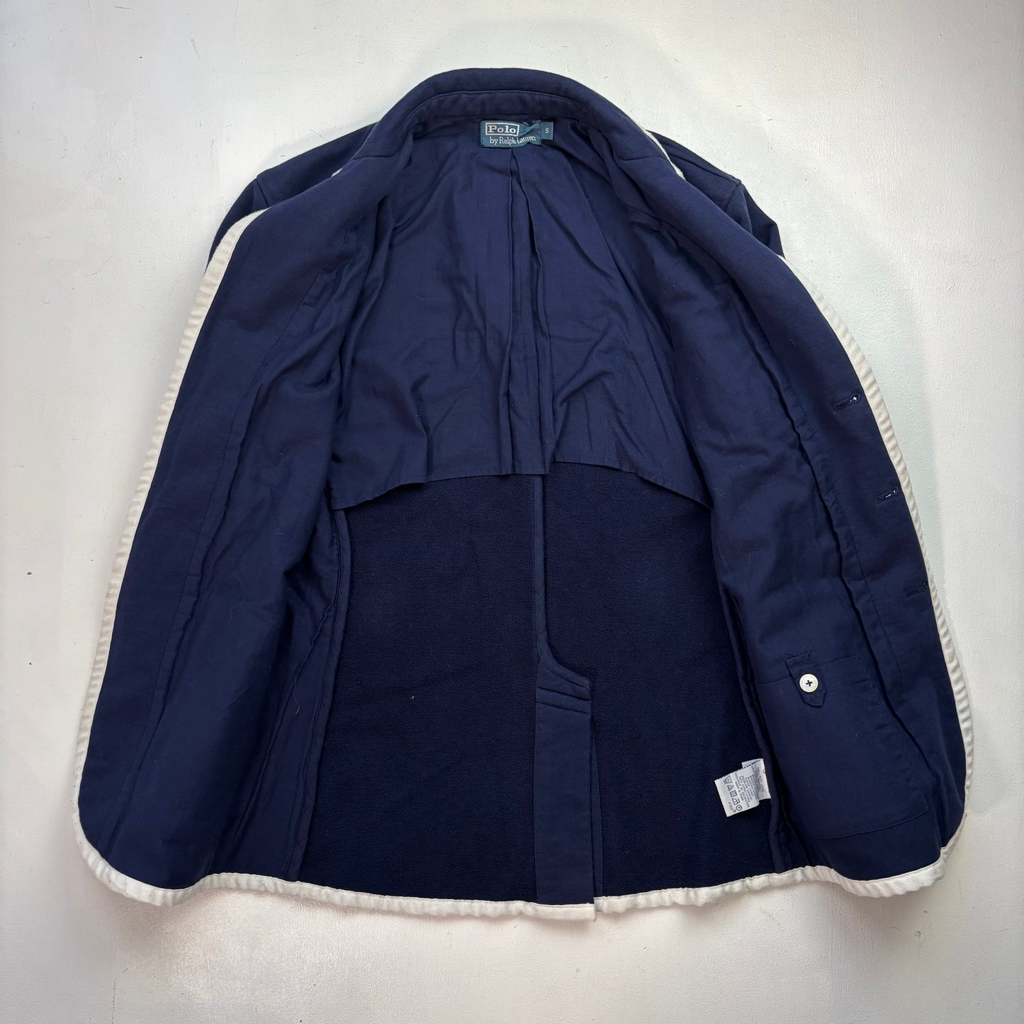 Polo Ralph Lauren Navy Rowing Crest Sports Jacket Blazer - S