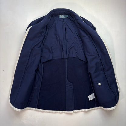 Polo Ralph Lauren Navy Rowing Crest Sports Jacket Blazer - S