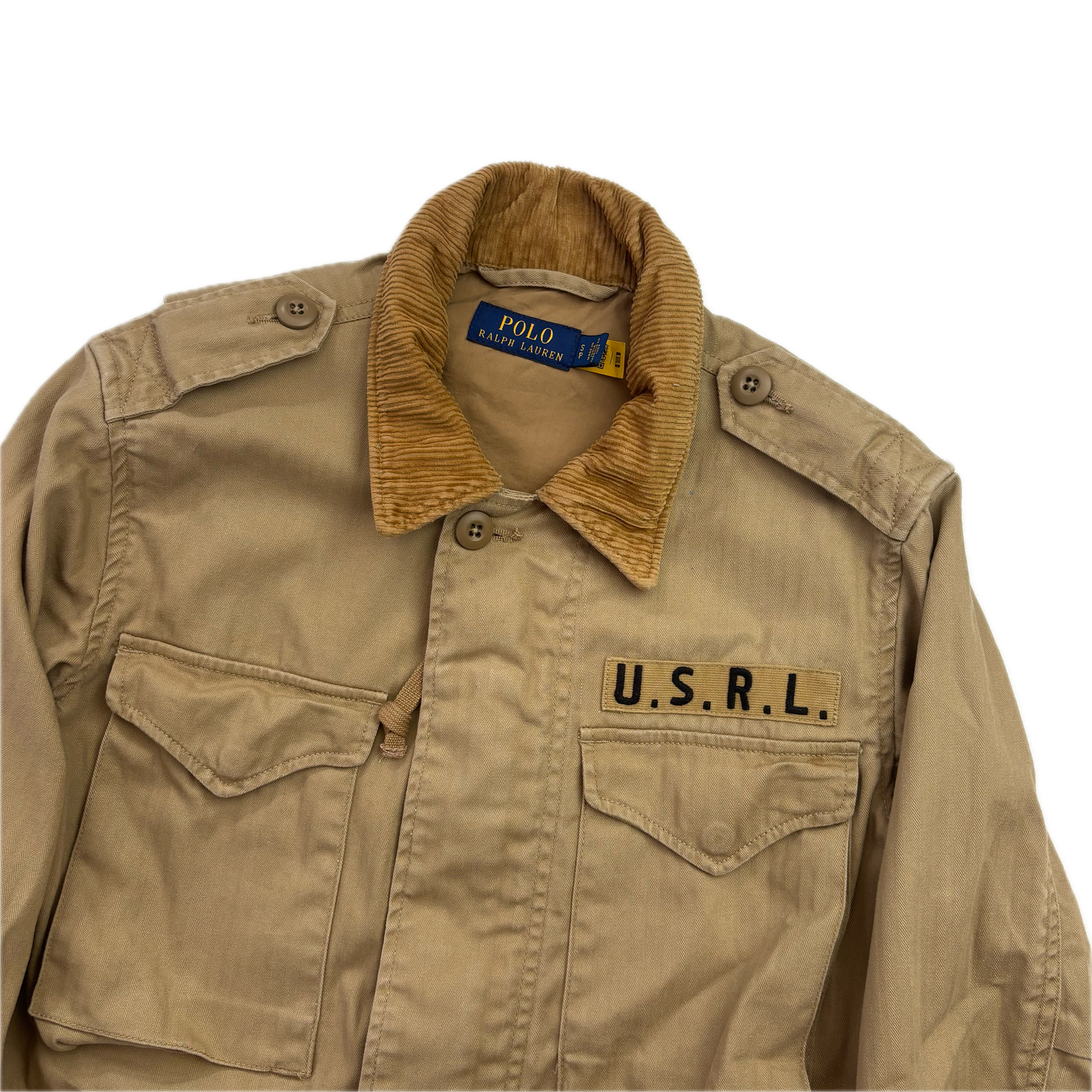 Polo Ralph Lauren Khaki Brown Jacket Military Parka Field - S