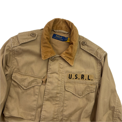 Polo Ralph Lauren Khaki Brown Jacket Military Parka Field - S