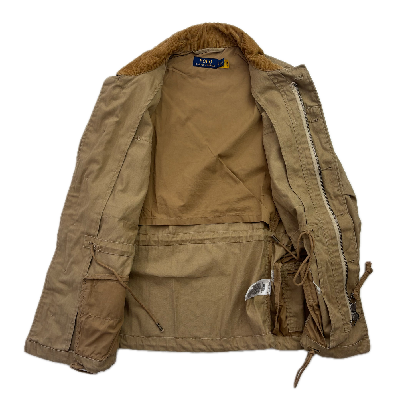 Polo Ralph Lauren Khaki Brown Jacket Military Parka Field - S