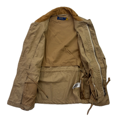 Polo Ralph Lauren Khaki Brown Jacket Military Parka Field - S