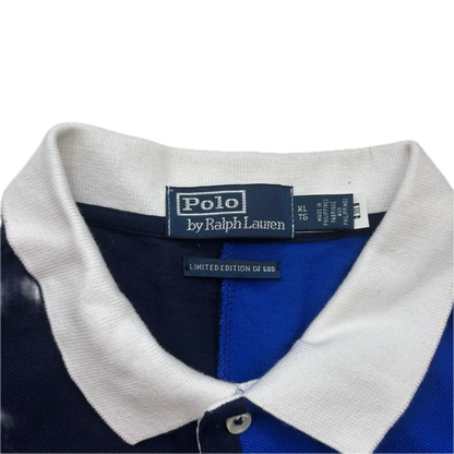 Polo Ralph Lauren Navy Blue Tokyo Stadium Polo Shirt Retro 1992 - XL