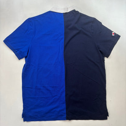 Polo Ralph Lauren Navy Blue Tokyo Stadium Polo Shirt Retro 1992 - XL