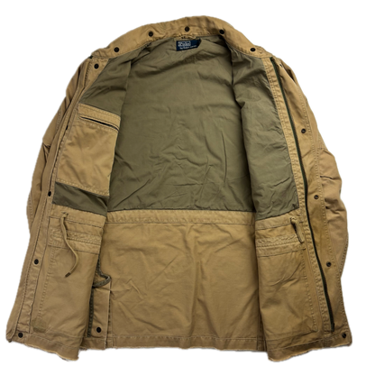 Polo Ralph Lauren Beige Tan Utility Jacket Military - L