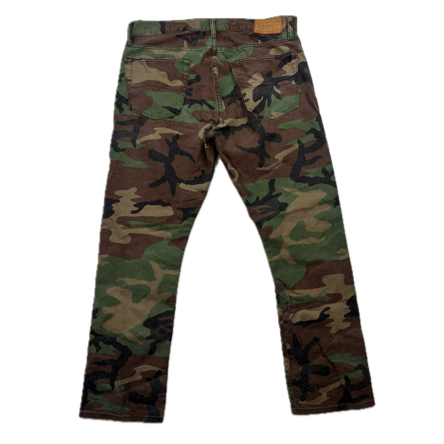 Polo Ralph Lauren Varick Slim Straight Camouflage Camo Jeans - 34x30