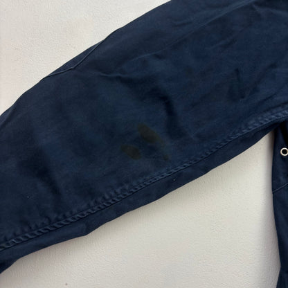 Polo Ralph Lauren Navy Aviator Bomber Jacket Double Breast Cropped - L