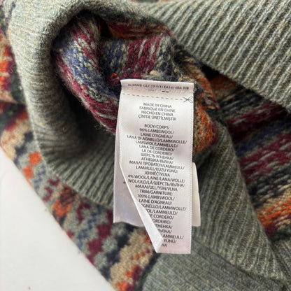 Polo Ralph Lauren Green Fairisle Vest (Lambswool) - M
