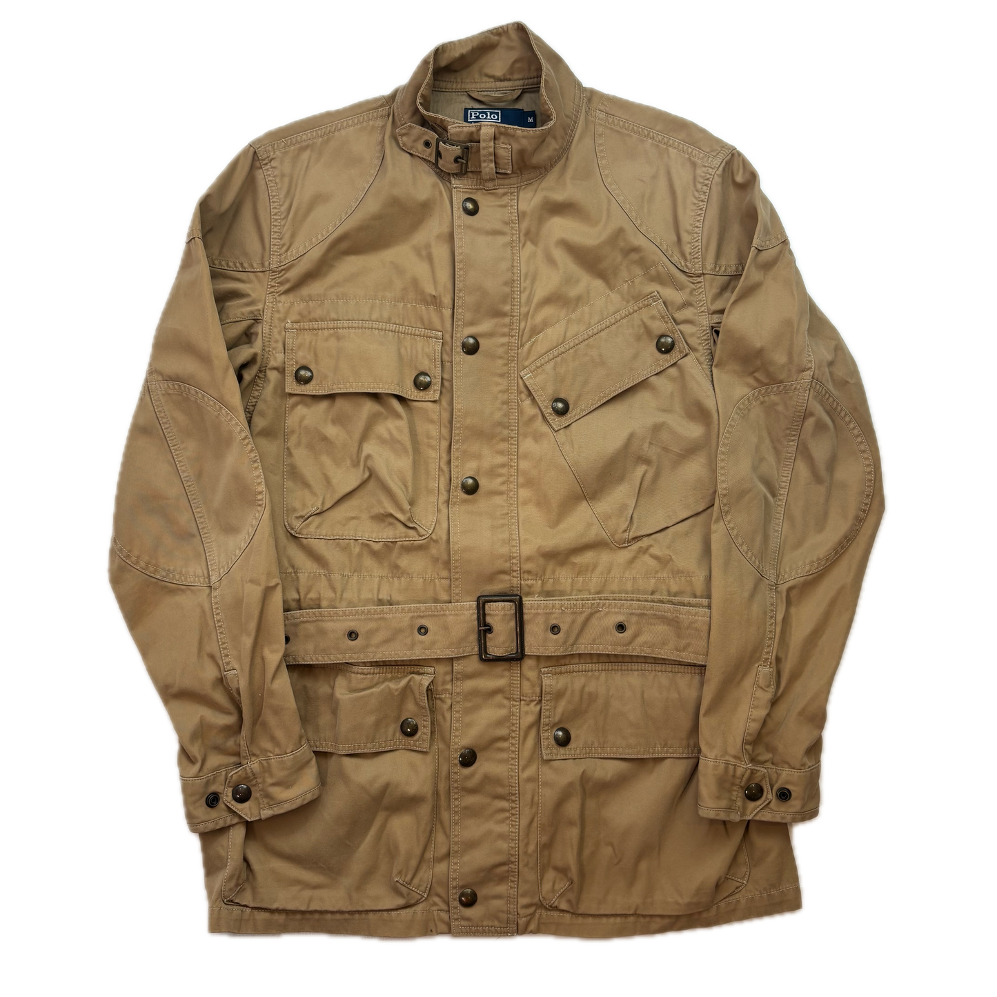 Polo Ralph Lauren Belted Beige Safari Jacket -  M