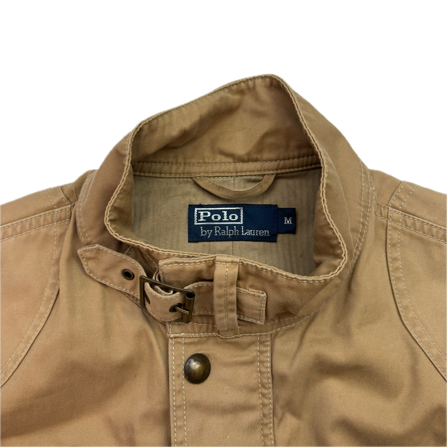 Polo Ralph Lauren Belted Beige Safari Jacket -  M