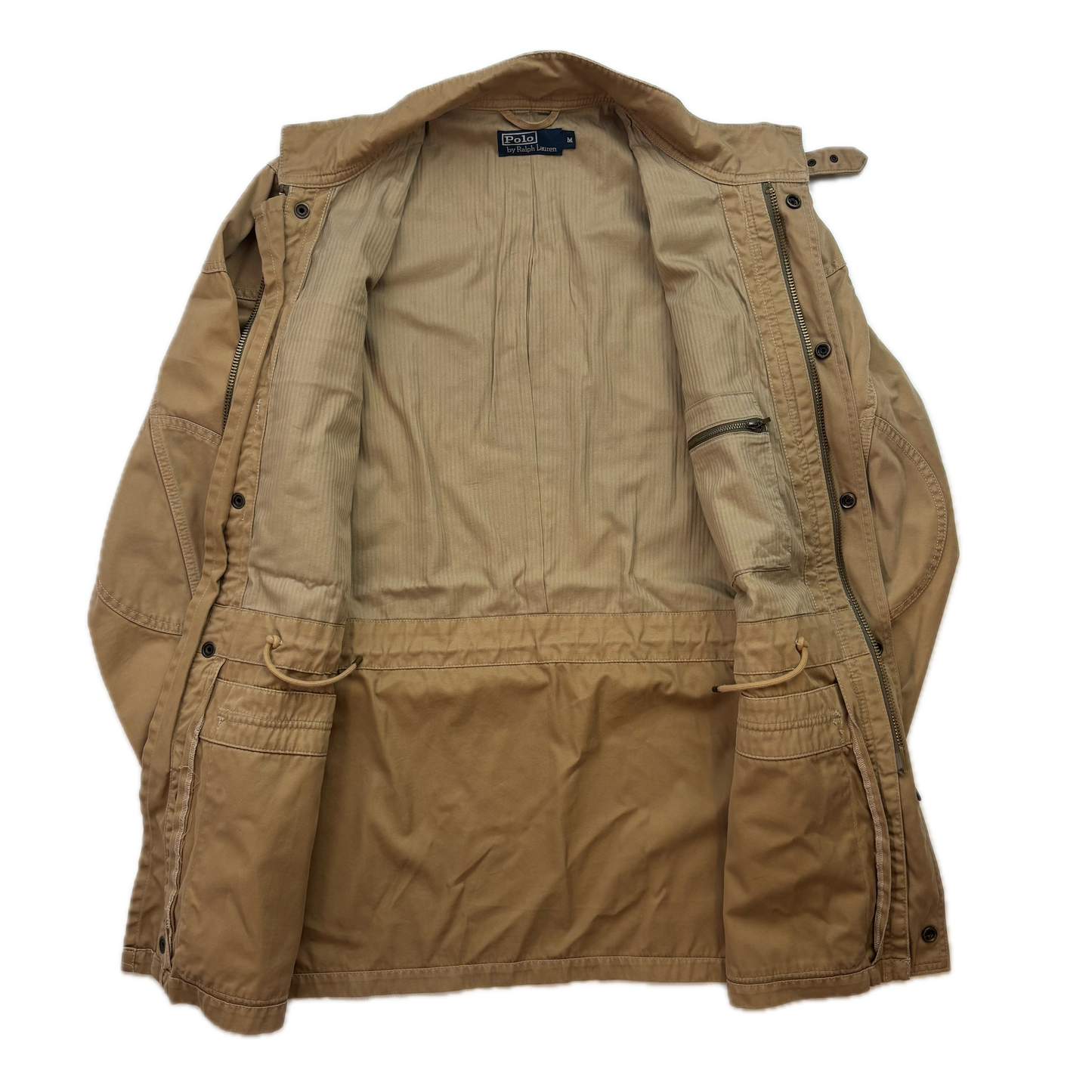 Polo Ralph Lauren Belted Beige Safari Jacket -  M