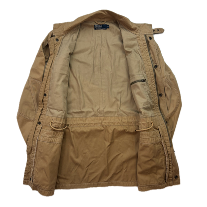 Polo Ralph Lauren Belted Beige Safari Jacket -  M