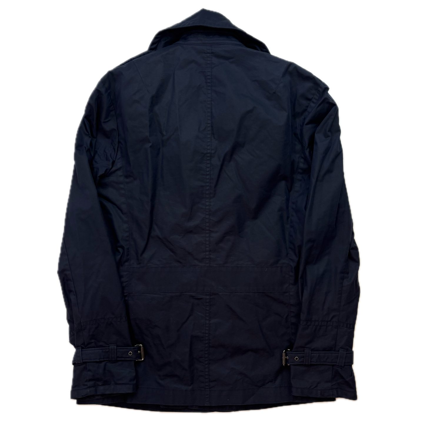 Polo Ralph Lauren Navy Utility Double Breasted Rain Mac Coat - S