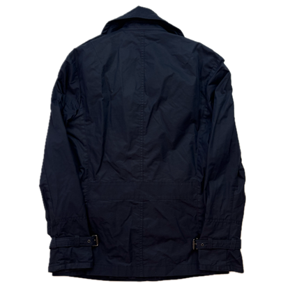 Polo Ralph Lauren Navy Utility Double Breasted Rain Mac Coat - S