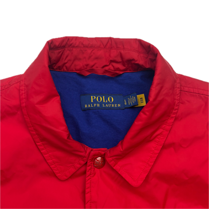 Polo Ralph Lauren Red NY State Champs Coach Jacket - L