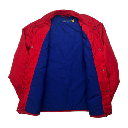 Polo Ralph Lauren Red NY State Champs Coach Jacket - L