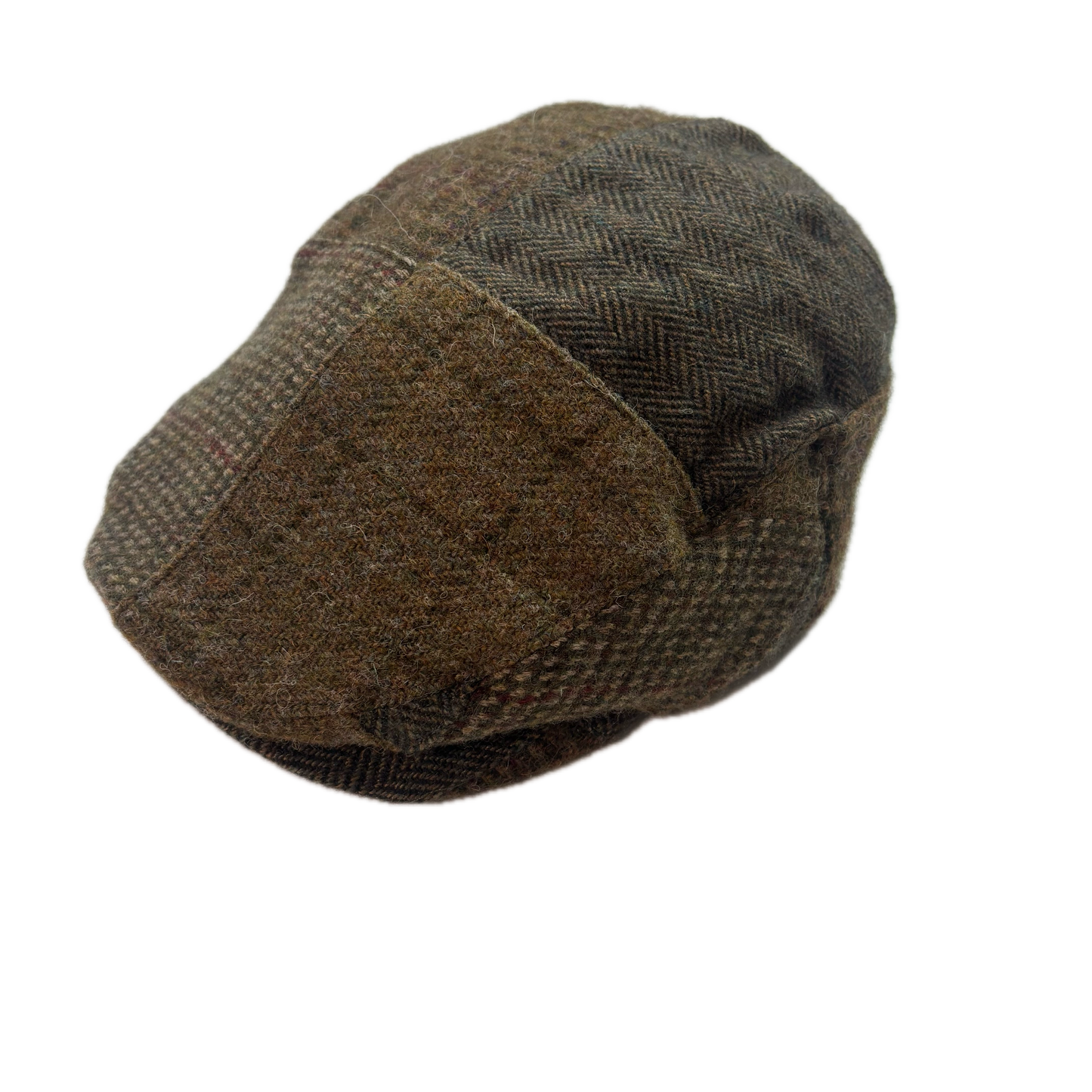 Polo Ralph Lauren Patchwork Tweed Flat Cap Newsboy Hat - S/M