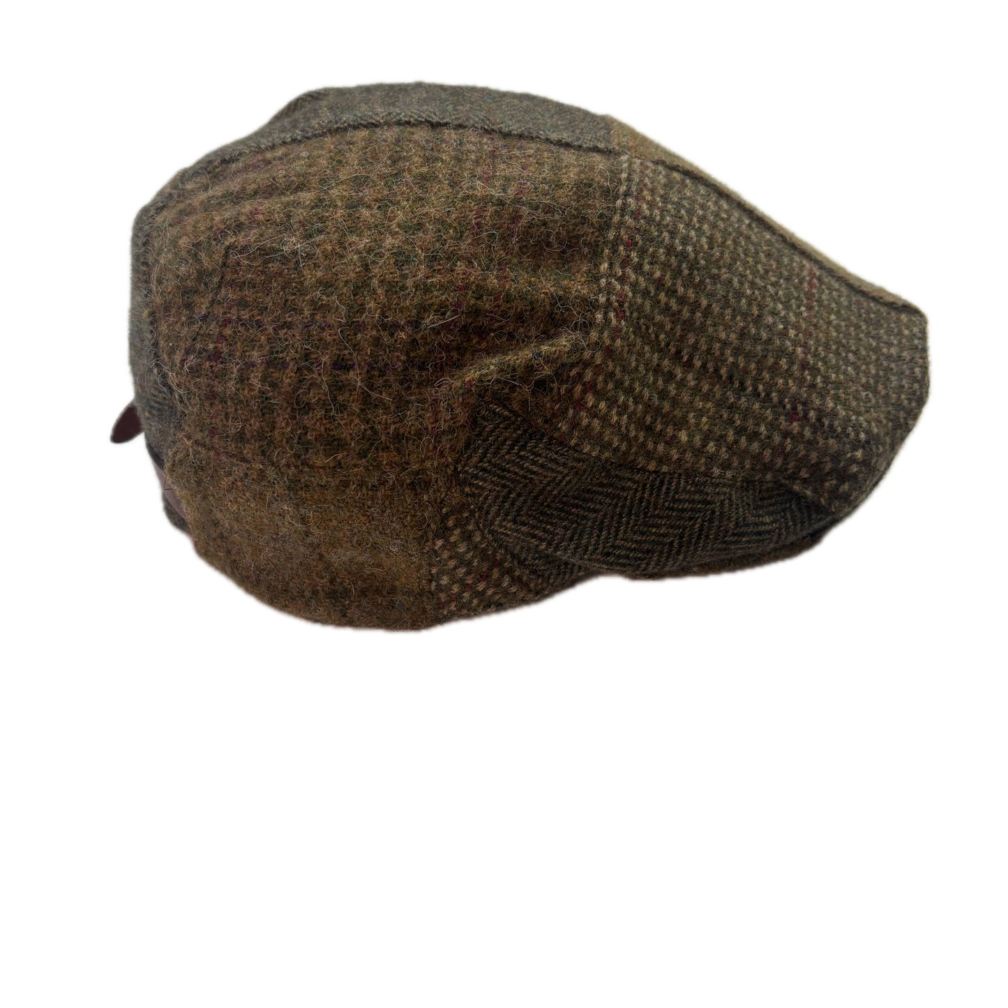 Polo Ralph Lauren Patchwork Tweed Flat Cap Newsboy Hat - S/M