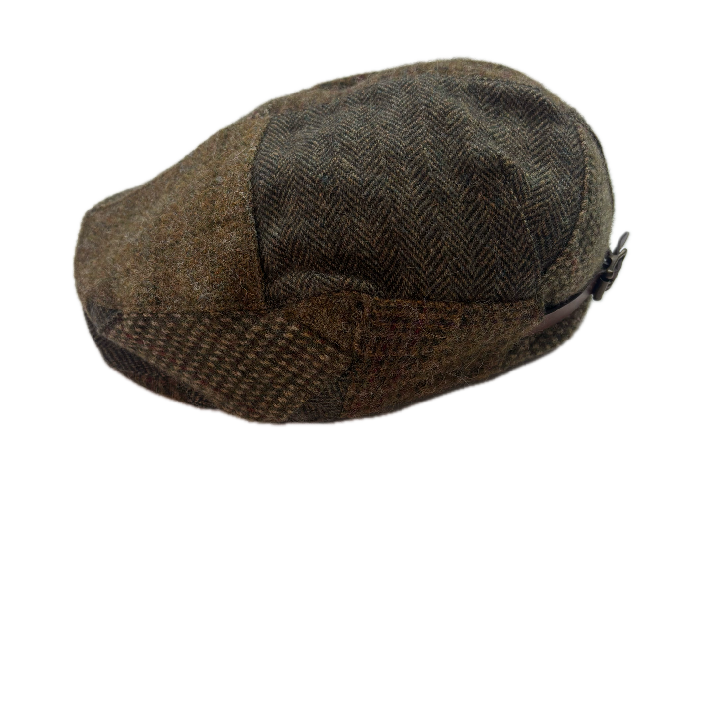 Polo Ralph Lauren Patchwork Tweed Flat Cap Newsboy Hat - S/M