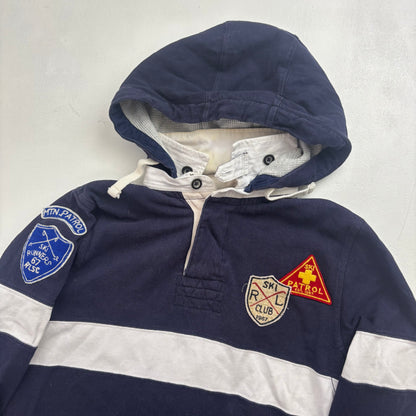 Polo Ralph Lauren Ski Patrol Hooded Rugby Shirt - S