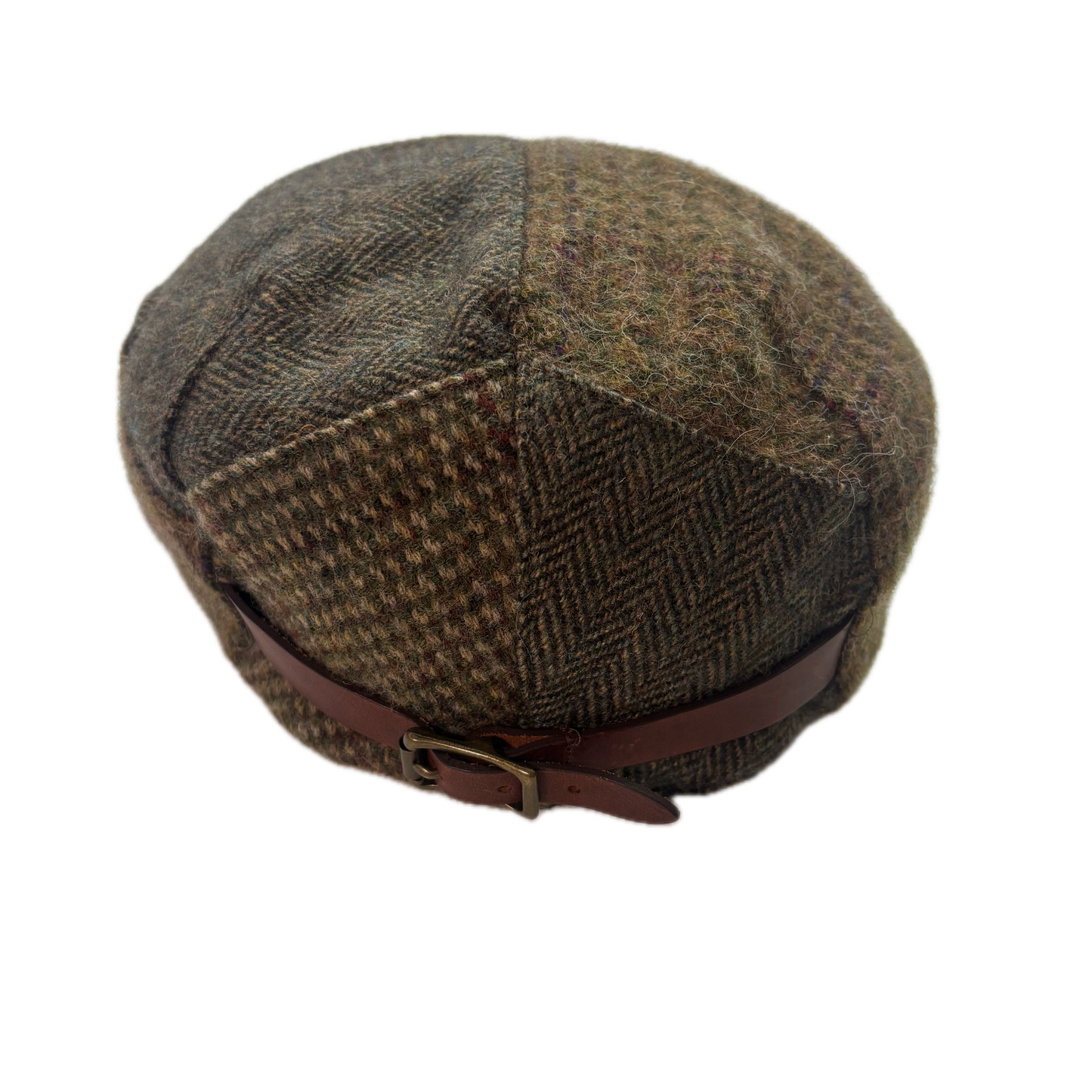 Polo Ralph Lauren Patchwork Tweed Flat Cap Newsboy Hat - S/M