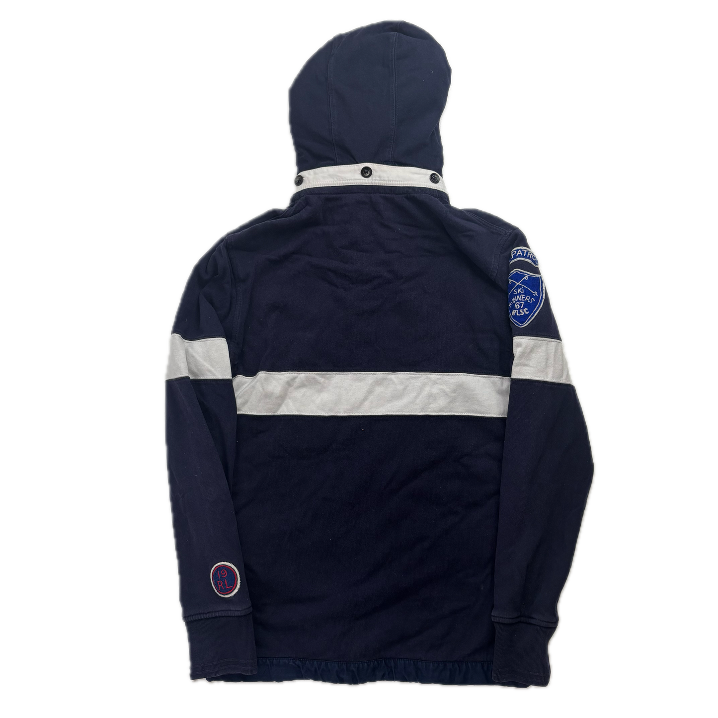 Polo Ralph Lauren Ski Patrol Hooded Rugby Shirt - S
