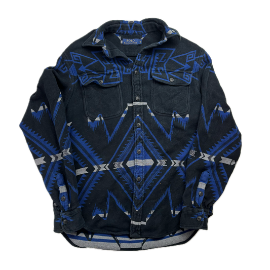 Polo Ralph Lauren Navy Aztec Beacon Shirt - S