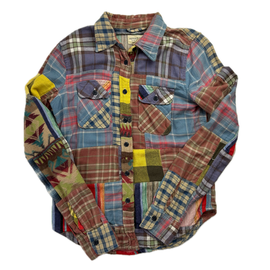 Denim & Supply Patchwork Aztec Check Shirt - XS