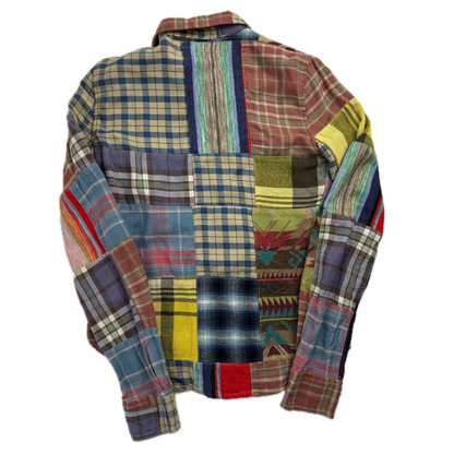 Denim & Supply Patchwork Aztec Check Shirt - XS