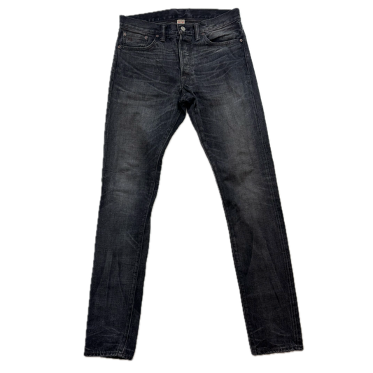 RRL Ralph Lauren Grey Jeans Slim Narrow Denim - 30x34