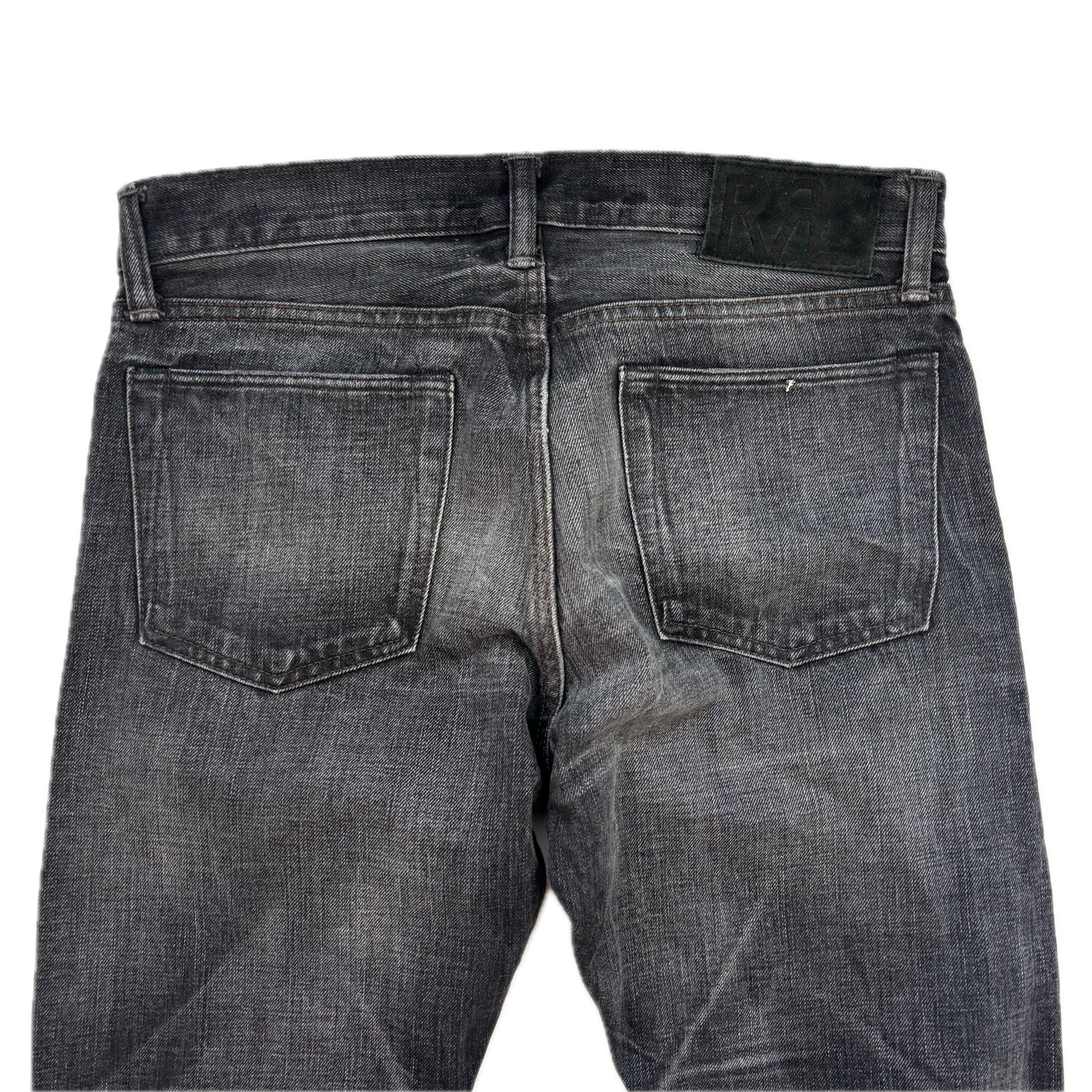 RRL Ralph Lauren Grey Jeans Slim Narrow Denim - 30x34