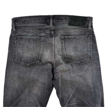 RRL Ralph Lauren Grey Jeans Slim Narrow Denim - 30x34