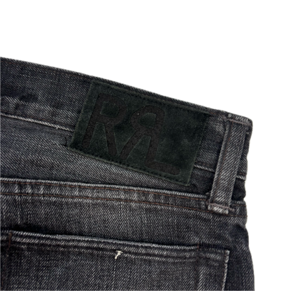 RRL Ralph Lauren Grey Jeans Slim Narrow Denim - 30x34