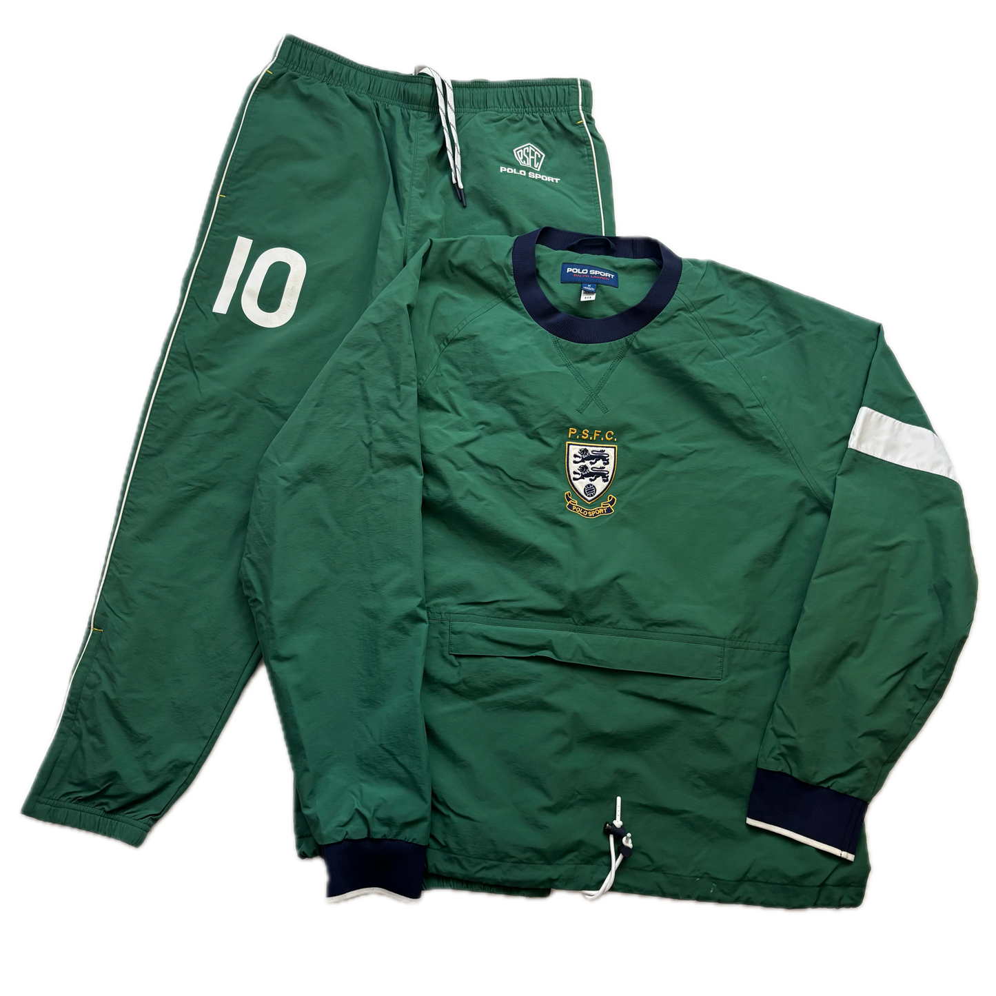 Polo Sport Ralph Lauren PSFC Football Soccer Tracksuit Pullover Windbreaker - S/M
