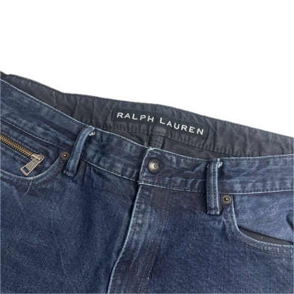 Ralph Lauren Black Label Jeans Biker Motorcycle Denim - 36x34