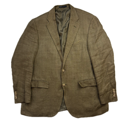 Polo Ralph Lauren Green Herringbone Blazer (Flax) - 44R