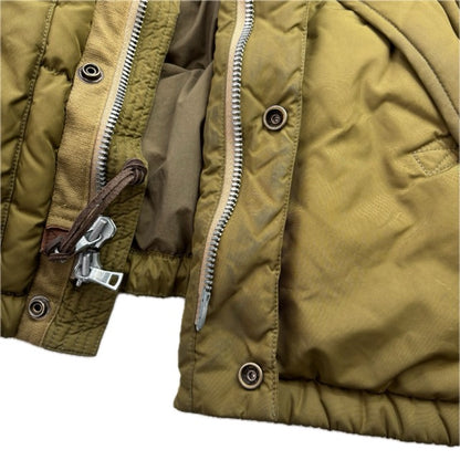 Polo Ralph Lauren Green Sportsman Patch Puffer Jacket Down Coat - L