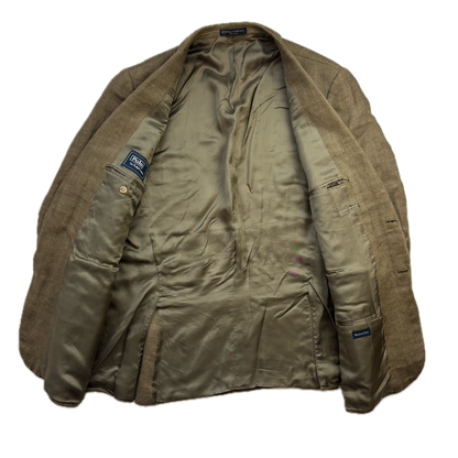 Polo Ralph Lauren Green Herringbone Blazer (Flax) - 44R
