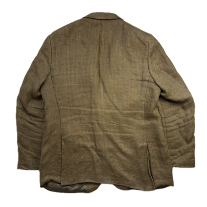 Polo Ralph Lauren Green Herringbone Blazer (Flax) - 44R