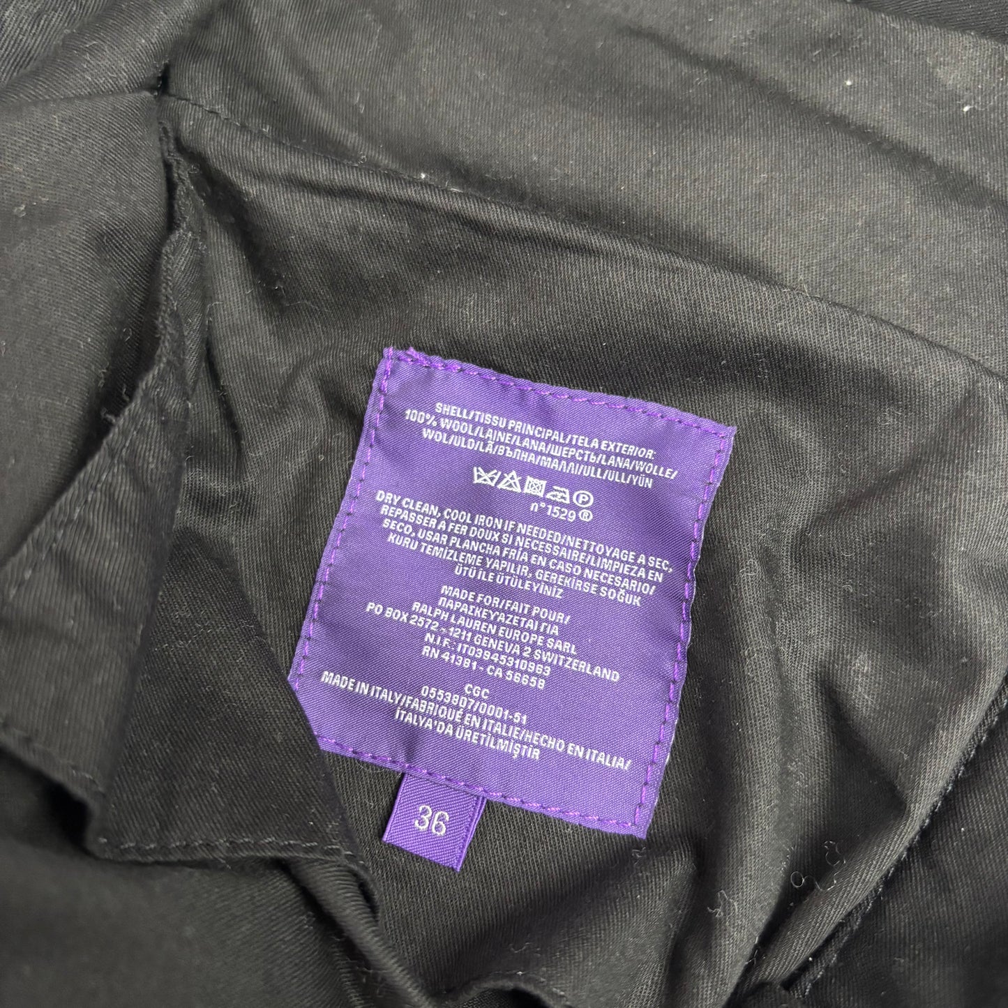Ralph Lauren Purple Label Cargo Trousers - 36