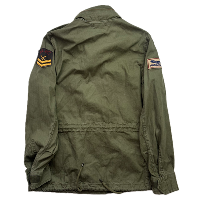 Polo Ralph Lauren Green Army Military Field Jacket RLPC Patch  - M