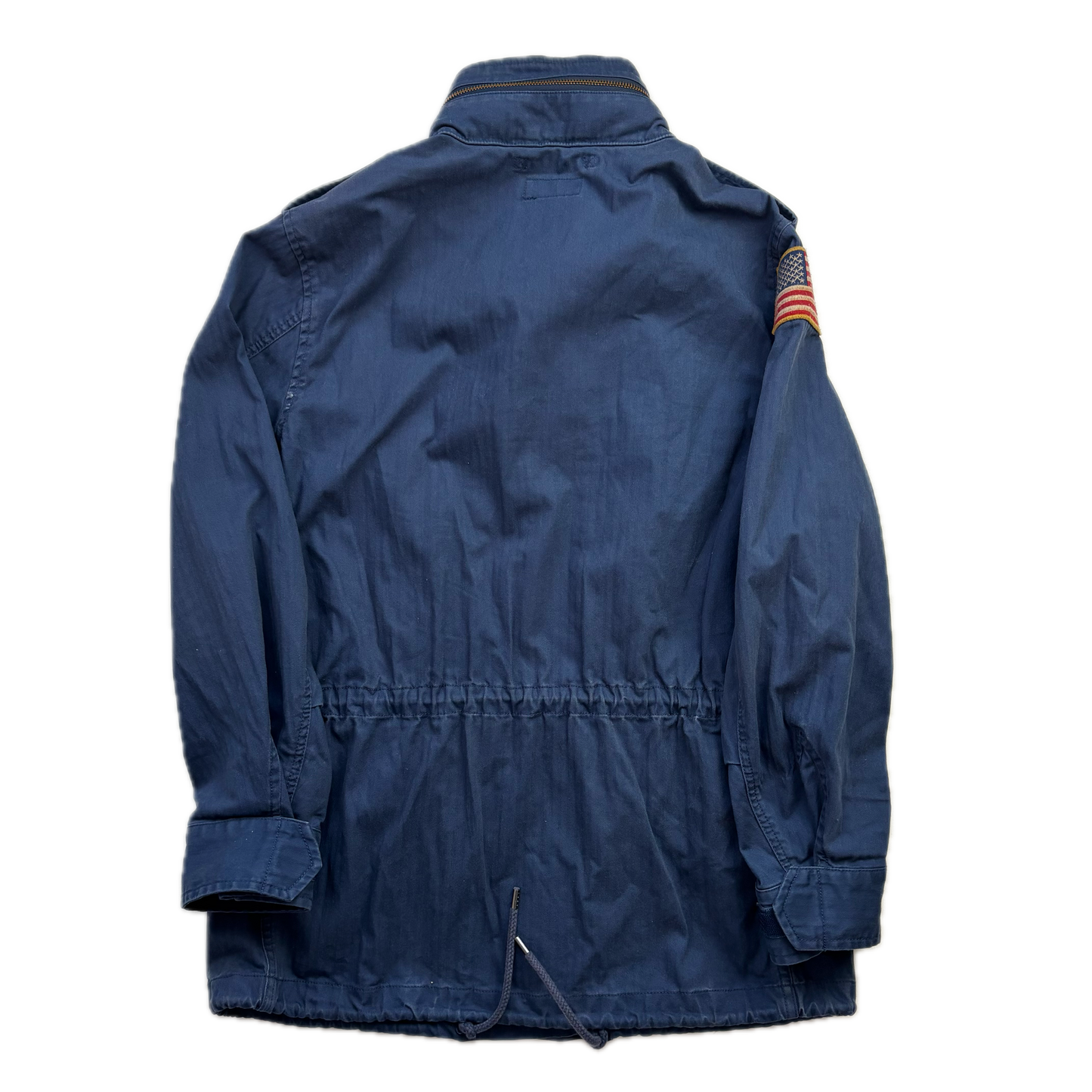 Polo Ralph Lauren Navy Blue Military Army Parka Jacket  - M